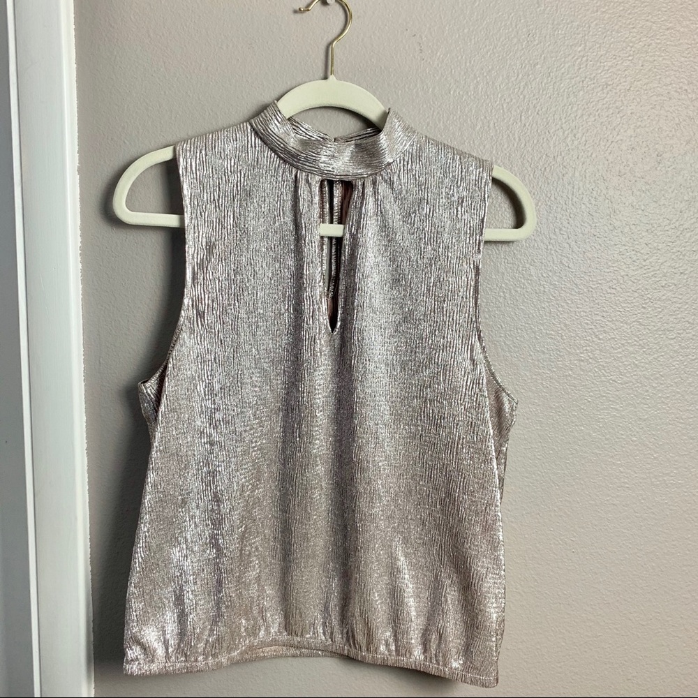 EXPRESS champagne gold blouse